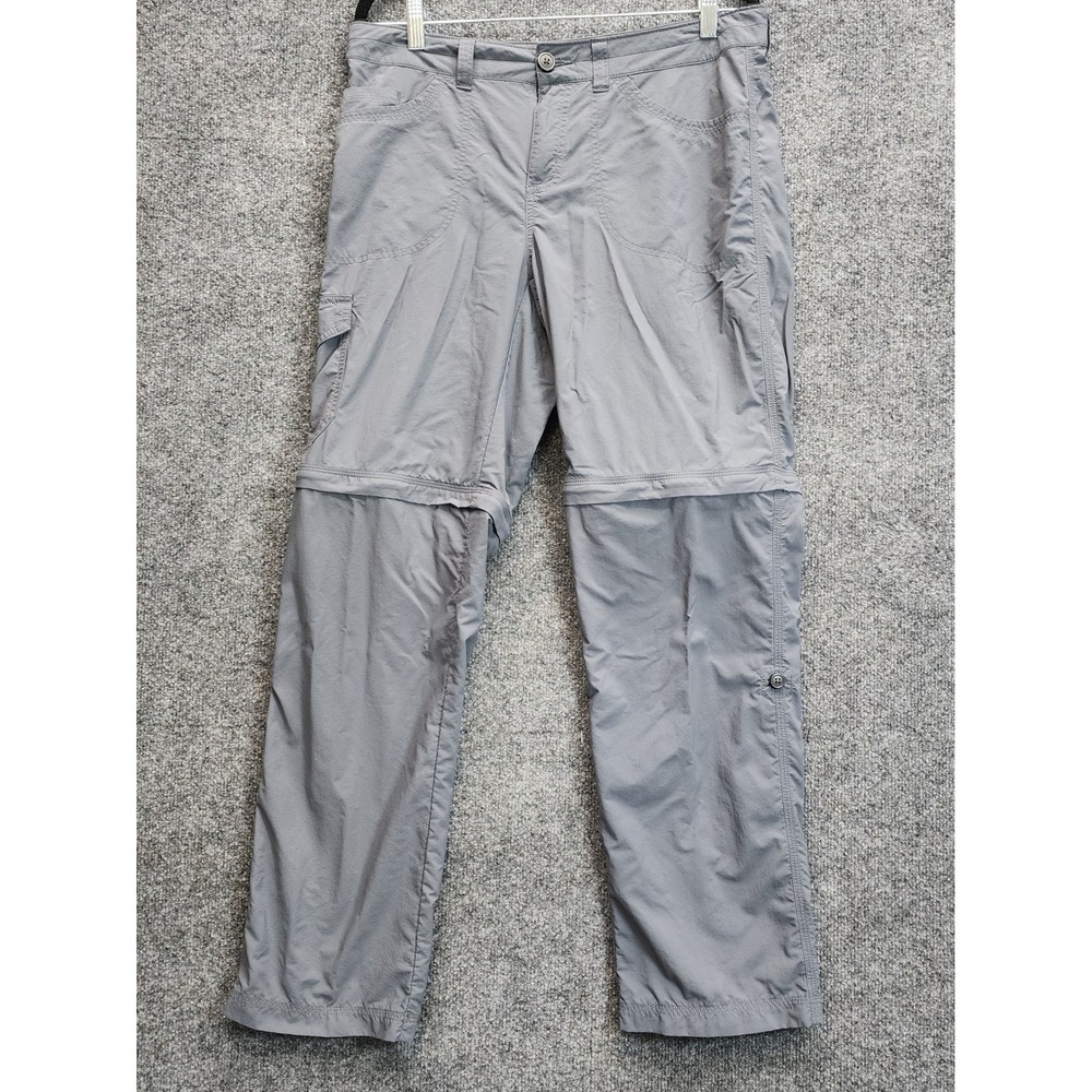 Mountain Hardwear Women Convertible Zip‎ Off Hiking Cargo Trail Pants Size 12